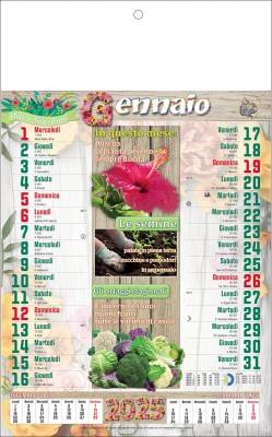 Calendari personalizzati Orto e giardino 2025