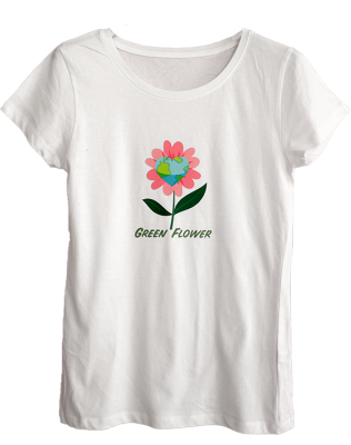 Green T-shirt - Fiore