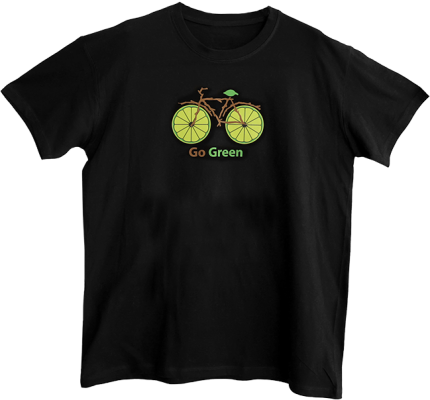 Green T-shirt - Bike