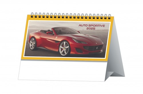 Calendari personalizzati da tavolo Auto sportive 2025