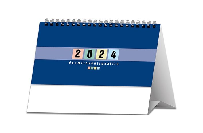 Calendario da tavolo aziendale 2024 multicolor 